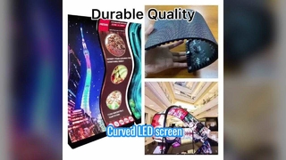 Écran LED incurvé